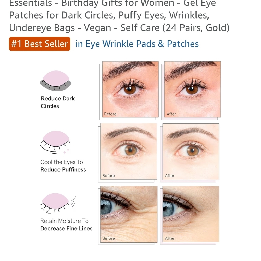 grace & stella Energizing Eye Masks - - Picture 6 of 12